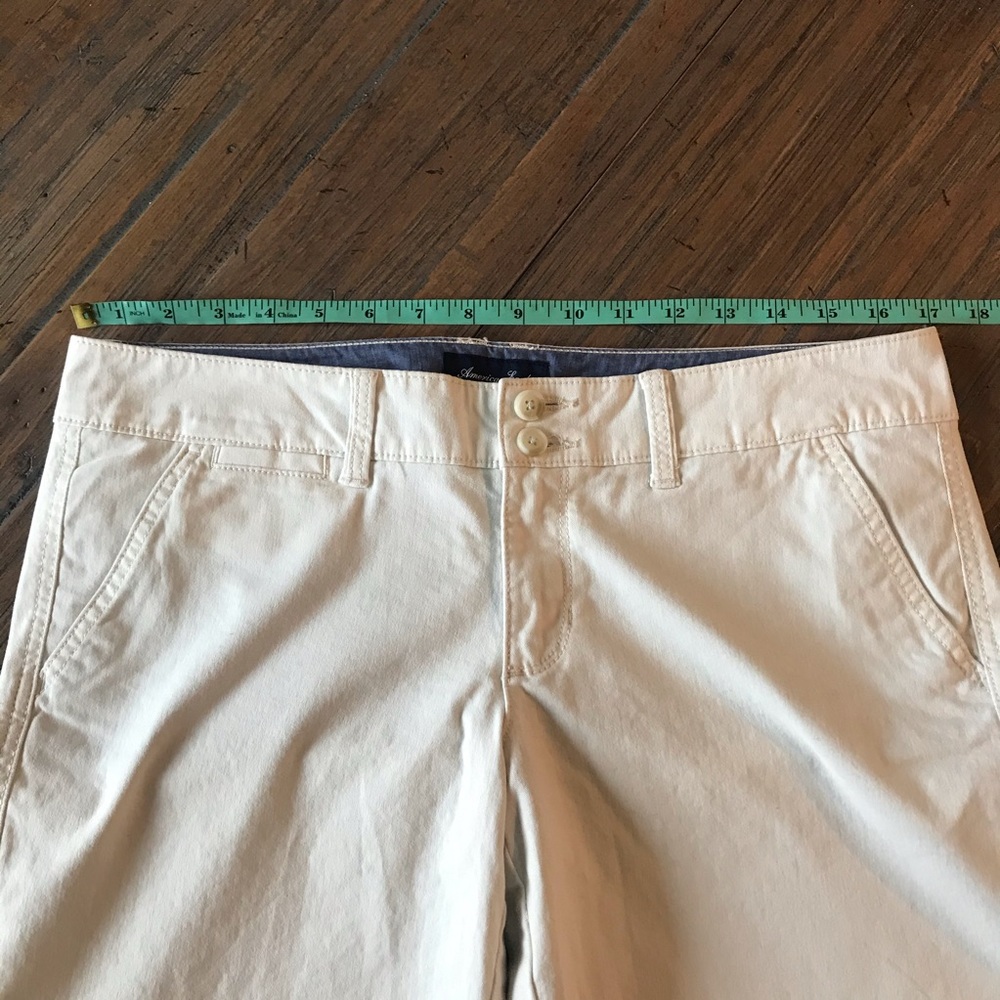 American Eagle Outfitters size 8 light tan shorts - Picture 5 of 8